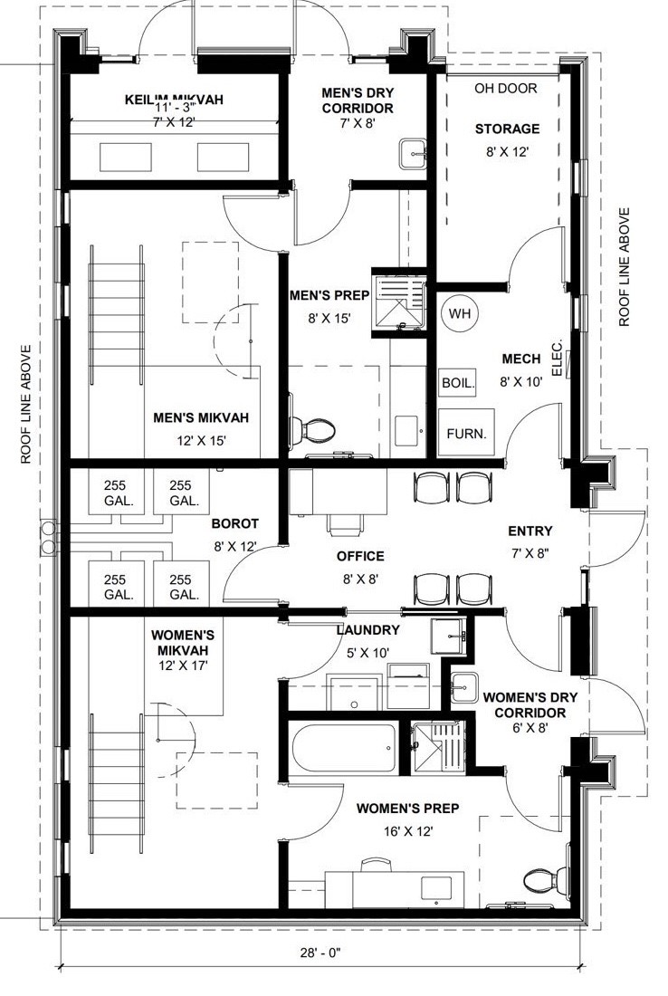 Mikvah Floorplan